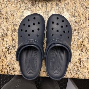 CROCS navy blue clogs